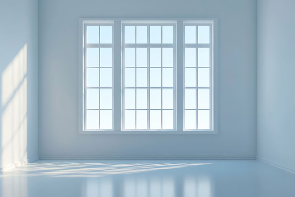 Home with energy efficient windows for reduced energy bills