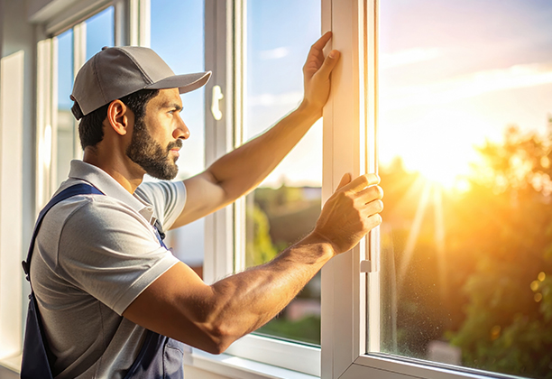 Livermore home window replacement by Landmark Exteriors with energy efficient windows and clean installation finish