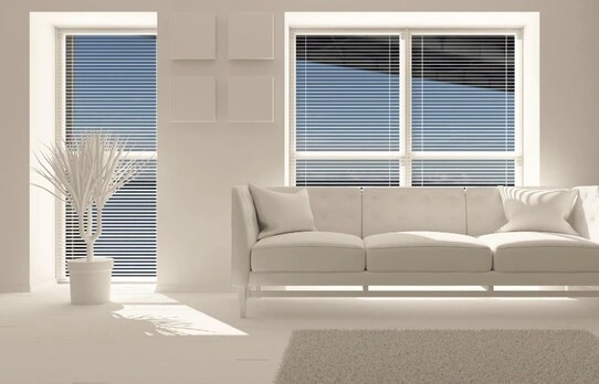 Shutter-in-a-house-img Livermore custom plantation shutters by Landmark Exteriors with elegant window design and improved interior light control